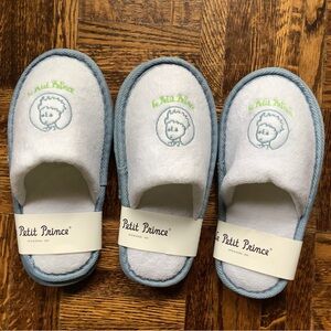Lot of Three New Children’s Petit Prince Slippers